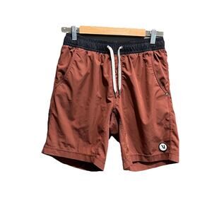 Vuori Burgundy Kore Lined Men's Activewear Shorts Size Small